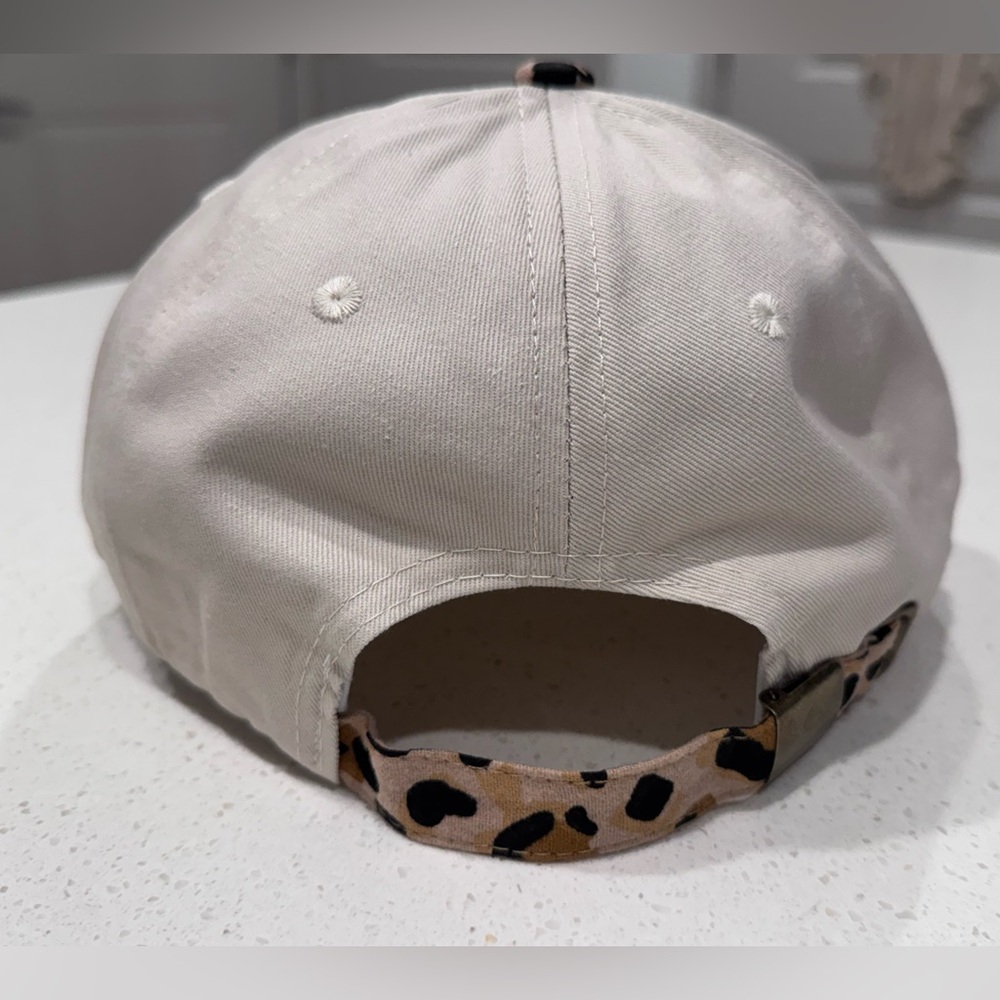 Field Grade “F*ck Off, Respectfully” Leopard Print Snapback Hat - NWOT - Picture 3 of 7